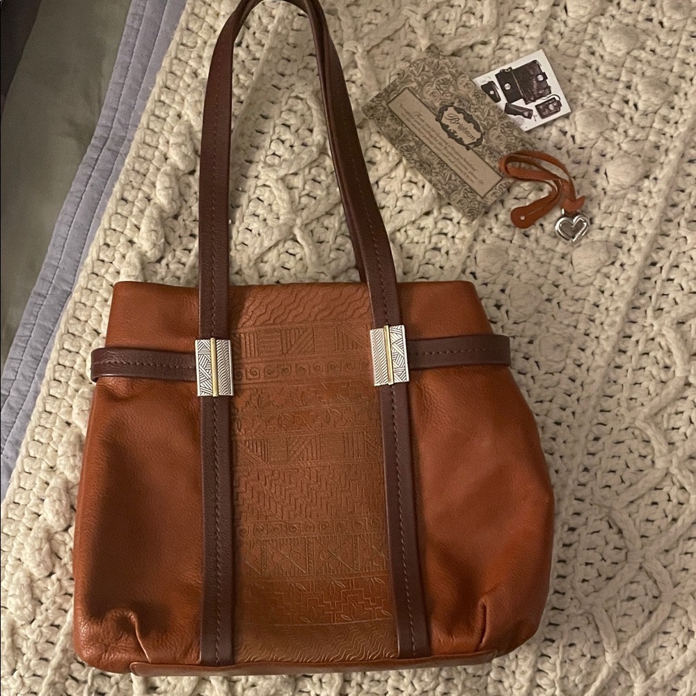 Brighton Brown Leather Tote
